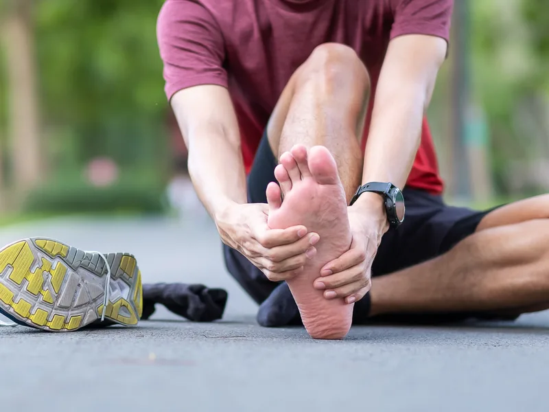 DeSalvo Chiropractic treating plantar fasciitis in Novato