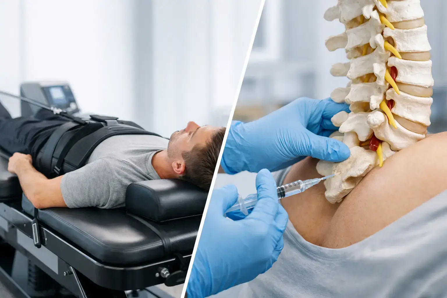 Decompression Versus Epidural Injection Therapy
